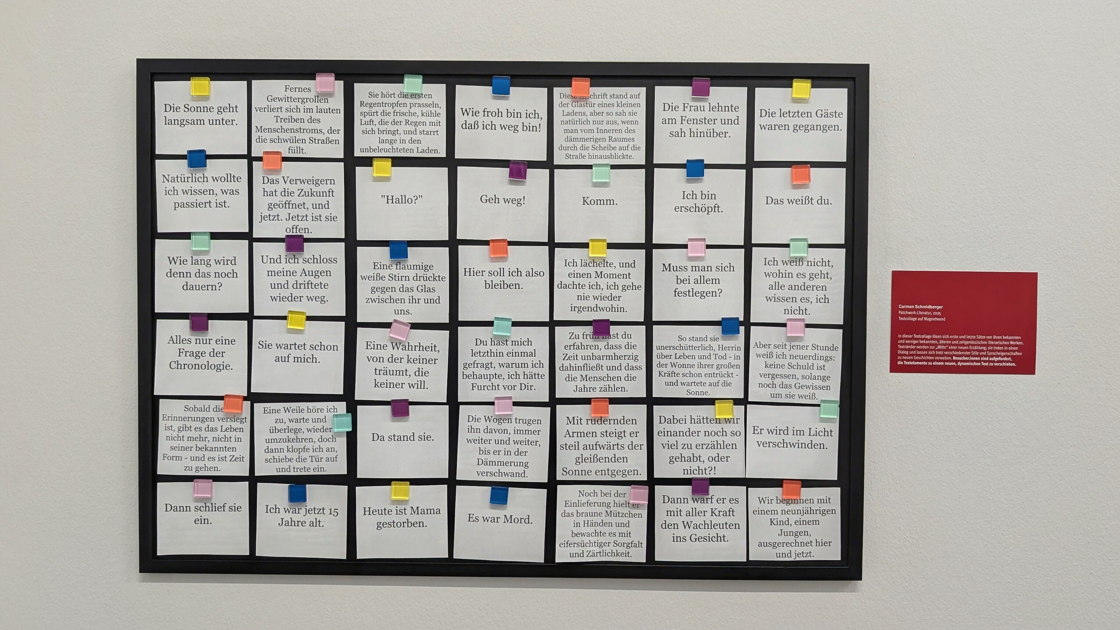 Patchwork Literatur © Carmen Schmidberger